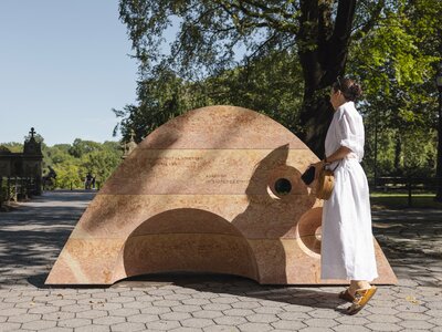 Interspecies Assembly installed in Central Park, New York City, 2021.