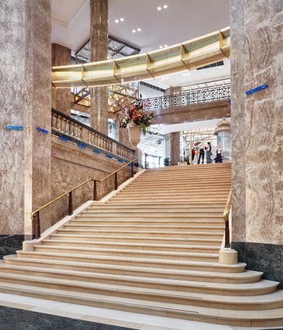 Après Vous, Le Dégue installed at Galeries Lafayette, Paris, 2019.