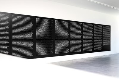 Bankrupt Banks, 2013 installed at von Bartha, Basel, 2015.