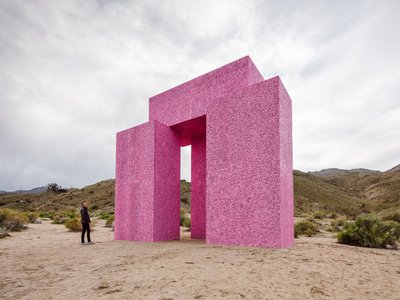 Dive-In, 2019 installed for Desert X, Coachella Valley.