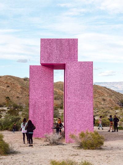 Dive-In, 2019 installed for Desert X, Coachella Valley.