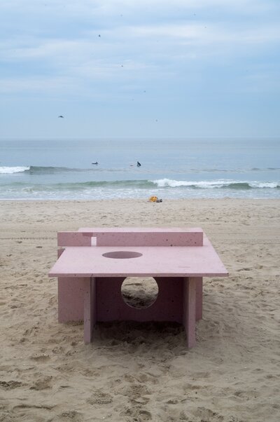 Fish Ping Pong, Rockaway Beach, New York.
Between Tides, Public Art Fund 2026