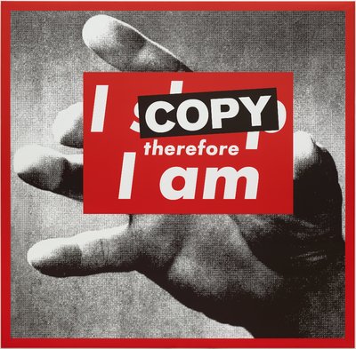 I Copy Therefore I Am, 2011.