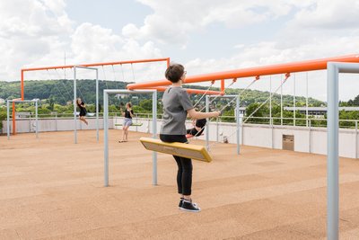 One Two Three Swing! Bonn 2018, commissioned by Bundeskunsthalle. Temporary Installation.