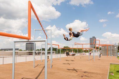 One Two Three Swing! Bonn 2018, commissioned by Bundeskunsthalle. Temporary Installation.