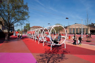 The red square. Superkilen, 2012. 